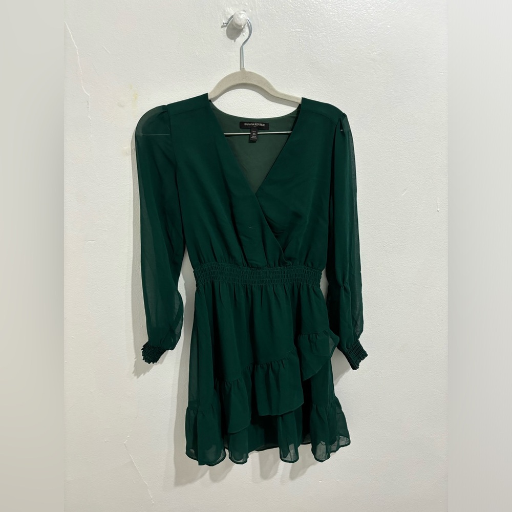 Banana Republic- Green Mini Dress